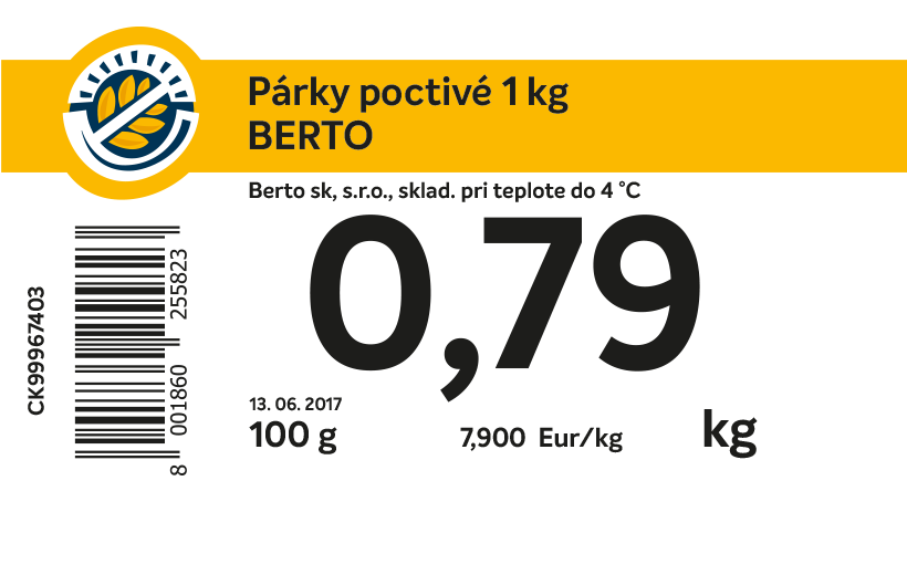 Oranžové cenovky