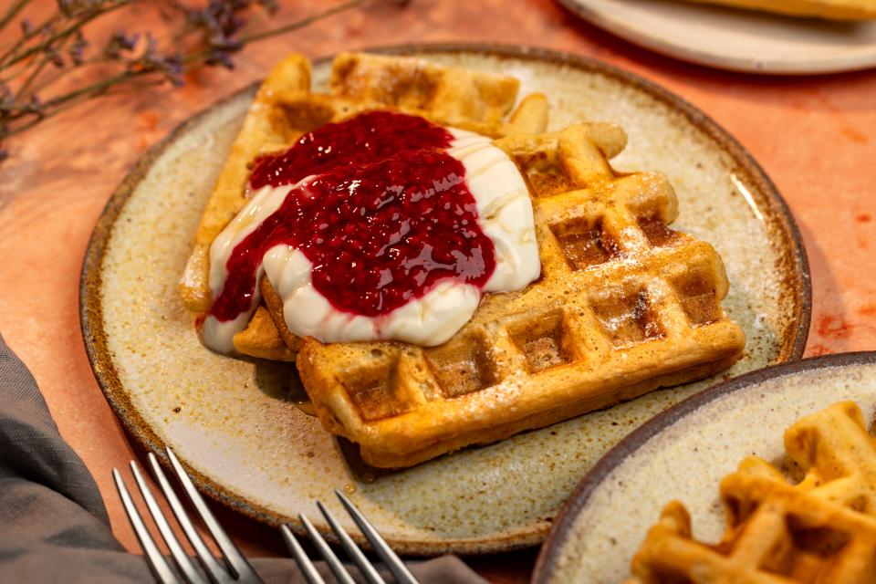 Chrumkavé bezmliečne wafle