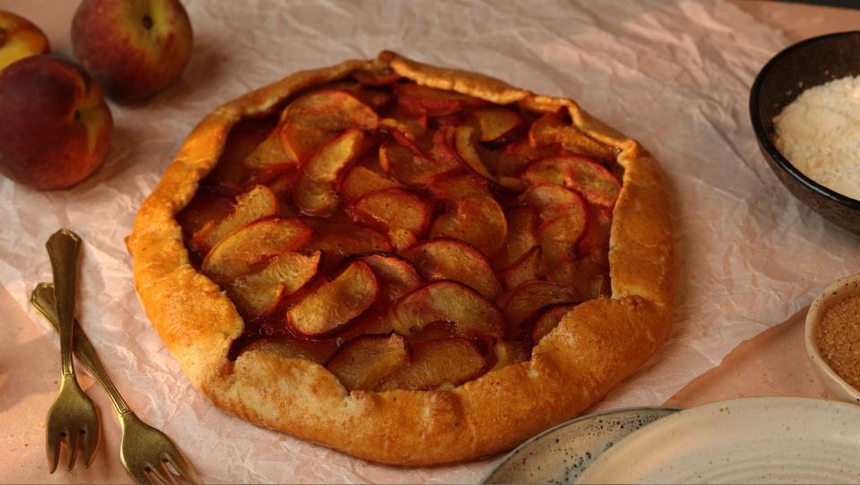 Broskyňová galetka