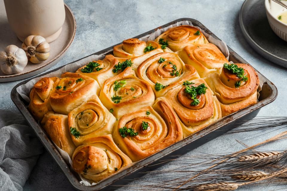 Kysnuté cesnakové slimáky