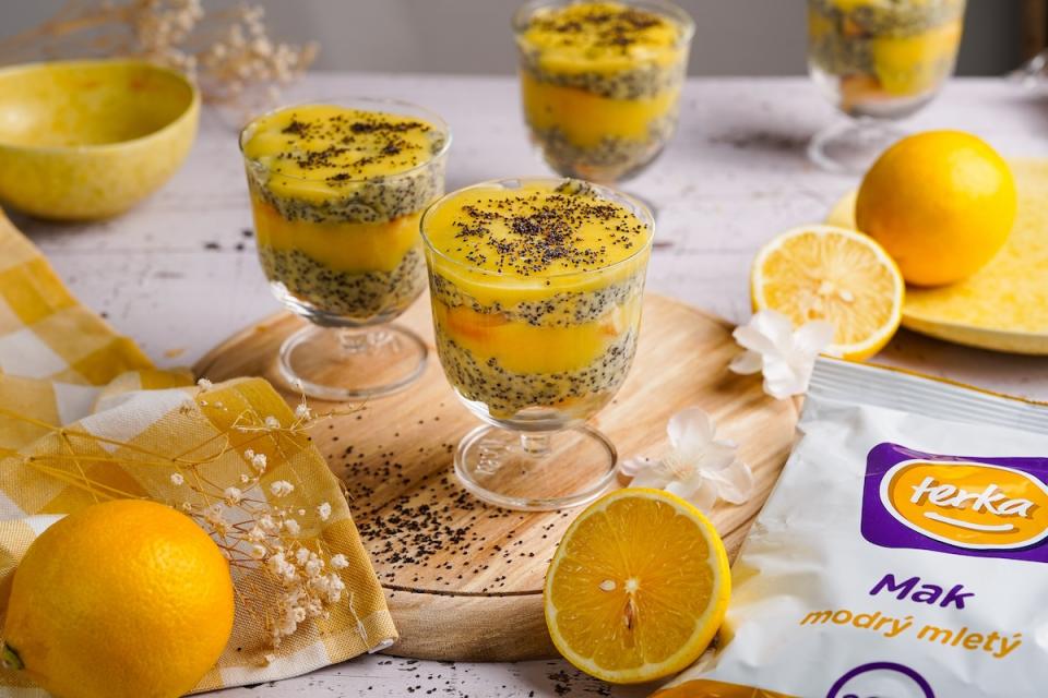 Citrónovo makové tiramisu