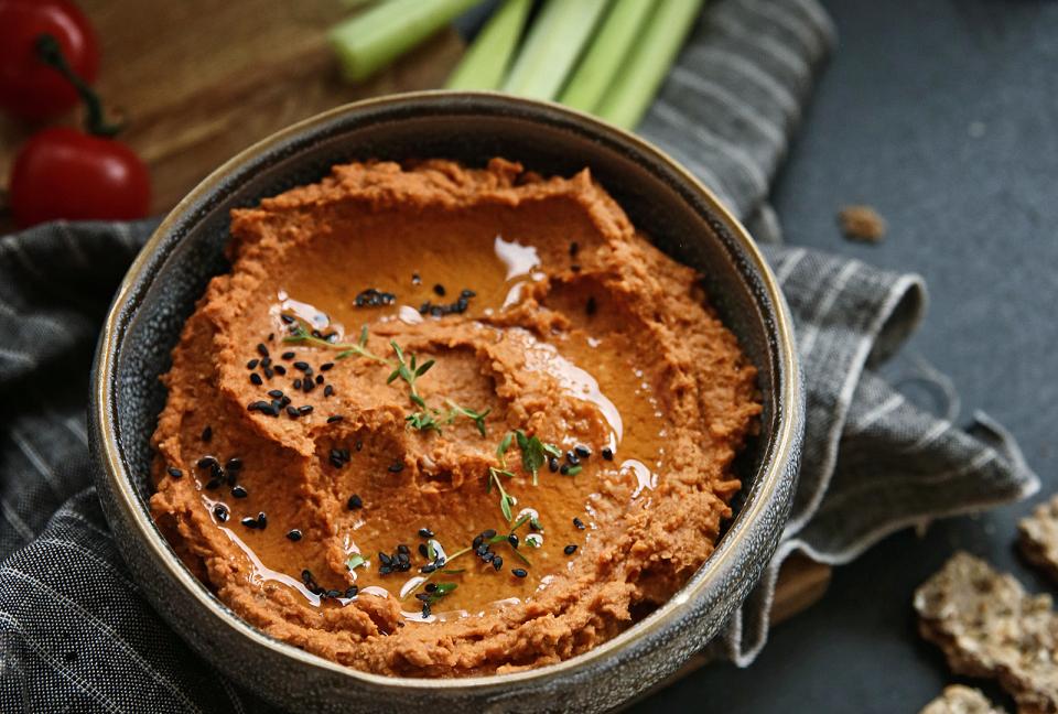 Hummus zo sušených paradajok
