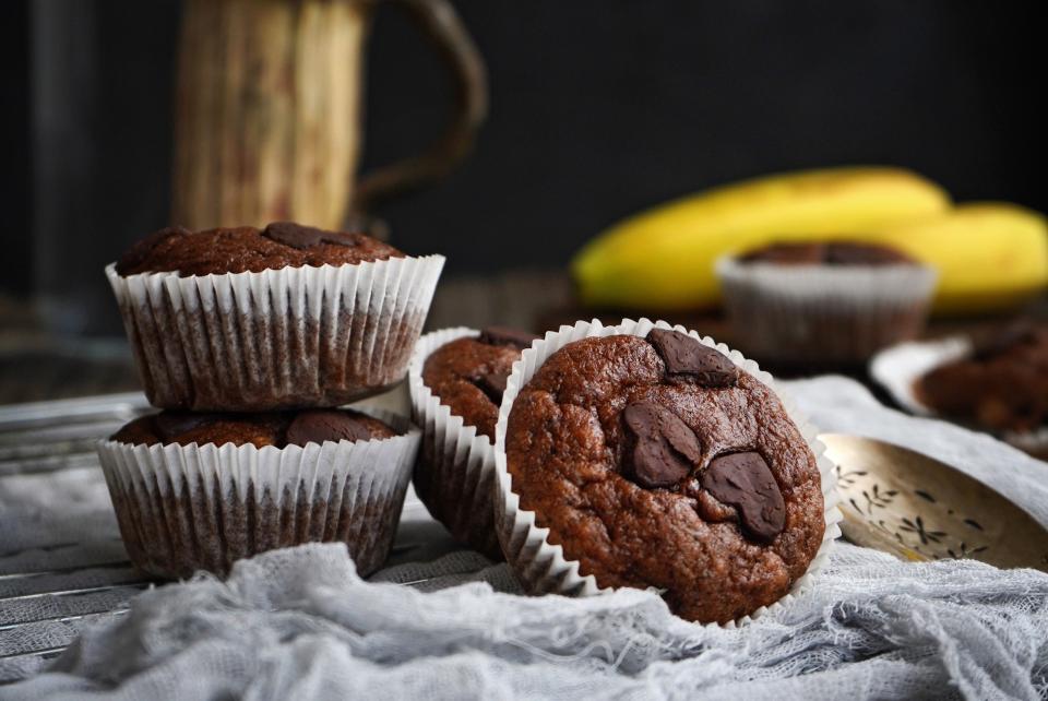 Banánové muffiny