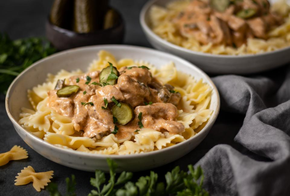 Stroganov z bravčového mäsa
