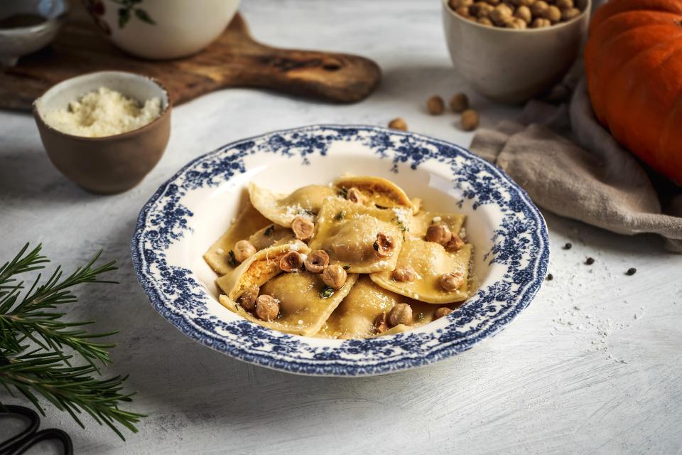 Tekvicové ravioli